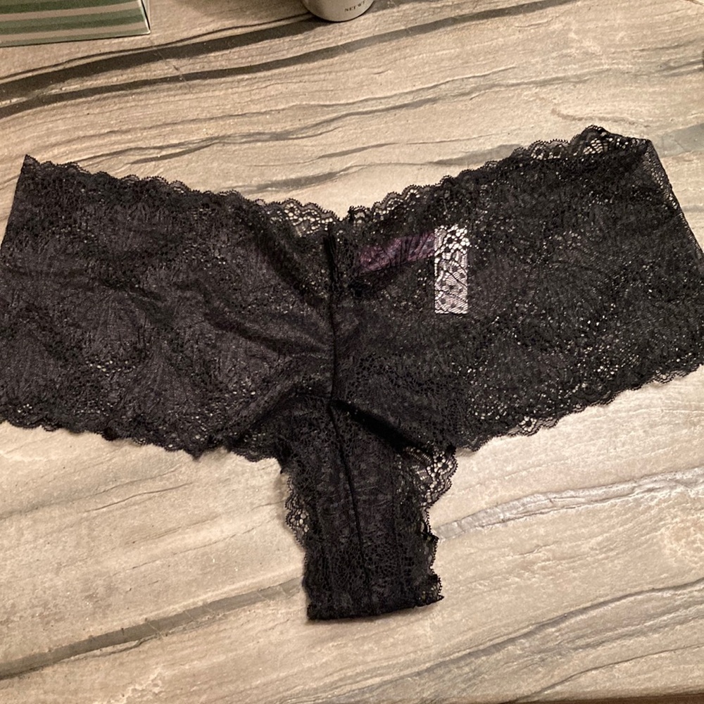 NWT Black lace panties from Adore Me - size 1X